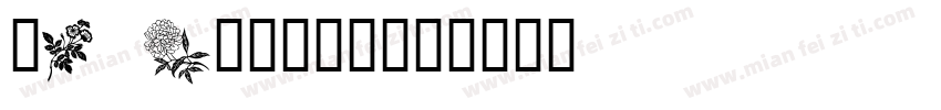 YG Floral字体转换